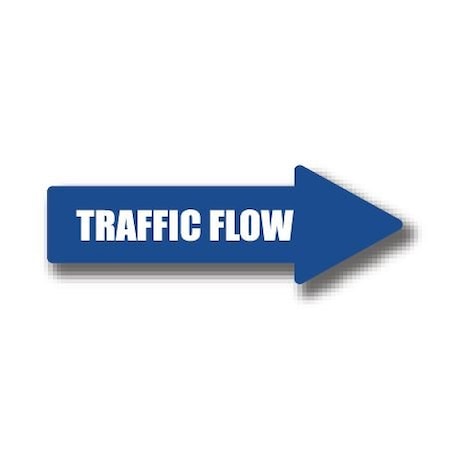 Ergomat 34in x 12in ARROW SIGNS - Traffic Flow DSV-SIGN 408 #0443RIGHT -UEN